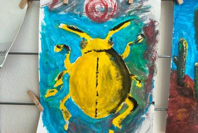 3. B, malba podle National Geographic, vedla M. Neubertová