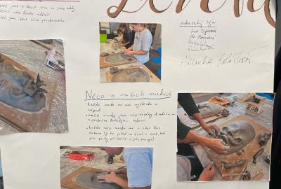 Projekt Linky umění, Masky života,  keramika, vedla A. Koláčková