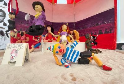 Projekt Cirkus, 6. C, modelované loutky, vedla Z. Macáková
