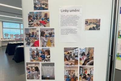 Linky umění, strukáž (speciální technika, malba vývojkou), vedl N. Tappert
