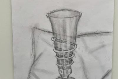 8. B, Studijní kresba/ malba, vedla  R. Rysová