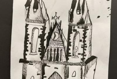 6. A, Studijní kresba/ malba, vedla K. Landová