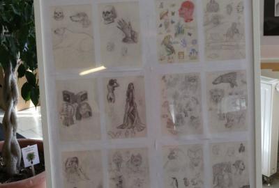 J.Chaloupková, 9. A "Kresby ze skicáře", tužka