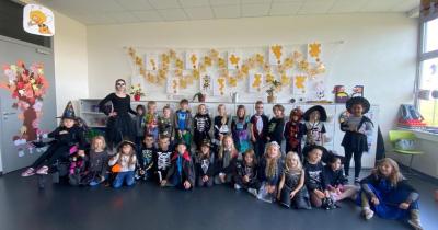 Halloweenské učení (1. B)