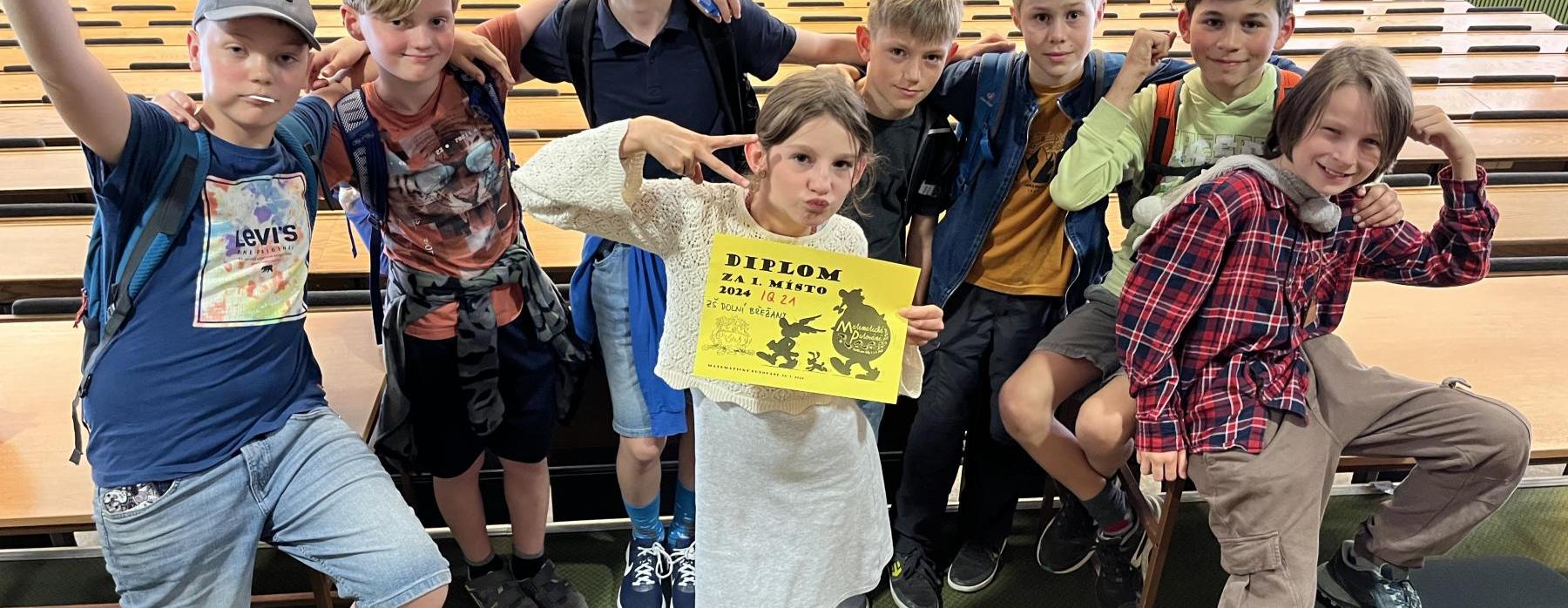 Úžasné výsledky v soutěži Matematické putování!