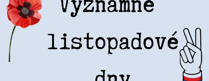 Významné listopadové dny ve školní knihovně