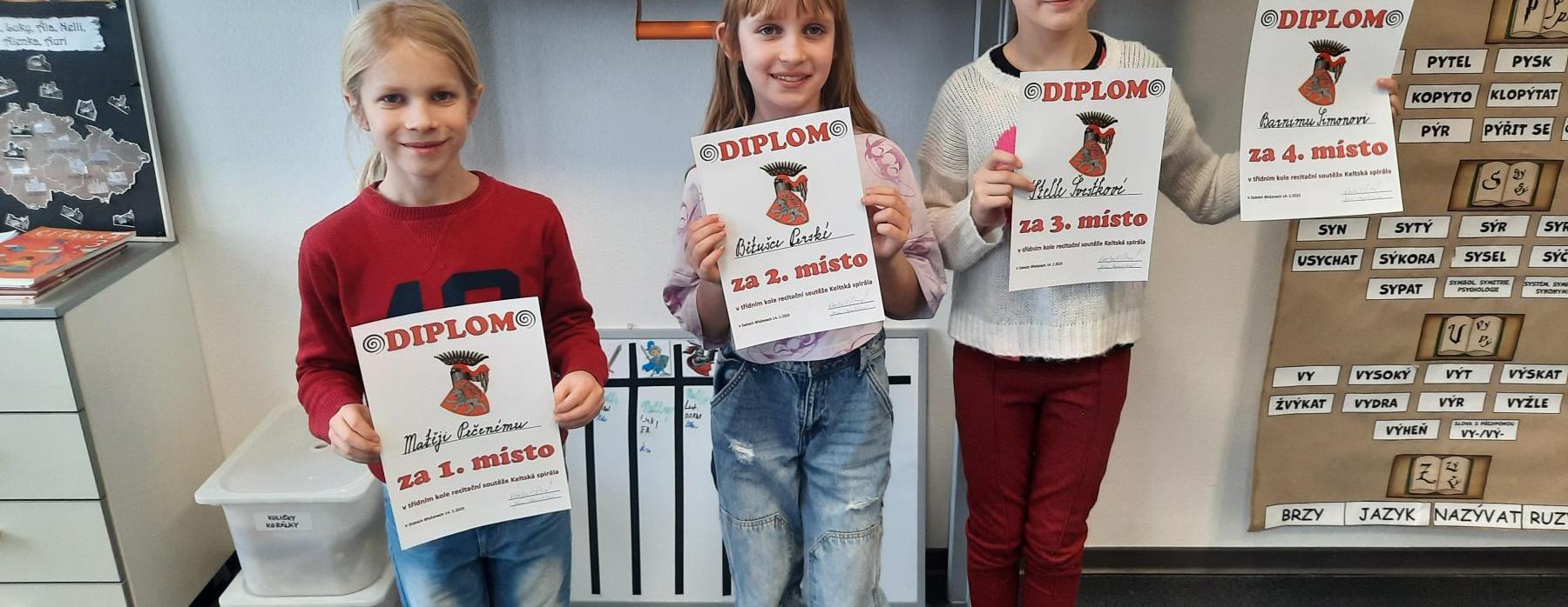 Třídní kolo Keltské spirály (4.C)