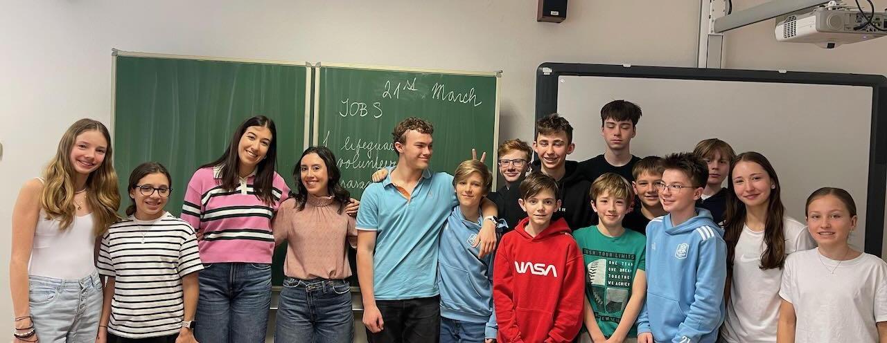 V pátek 21. 3. jsme v 7. B měli v hodině angličtiny milou návštěvu.