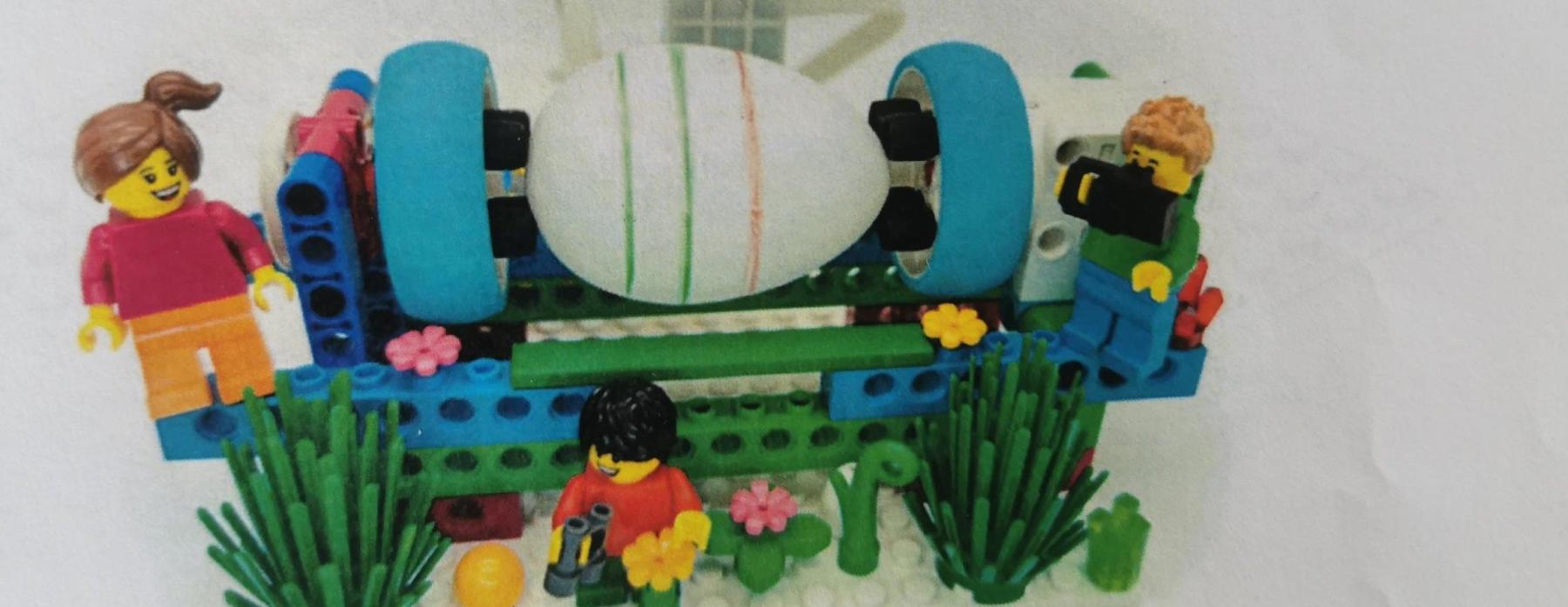 Velikonoce v kroužku programování? Jasně – s Lego Spike!