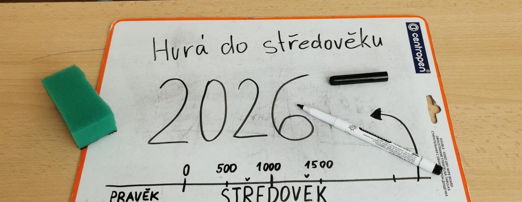 Zimní prázdniny skončily, středověk začíná (4.A)